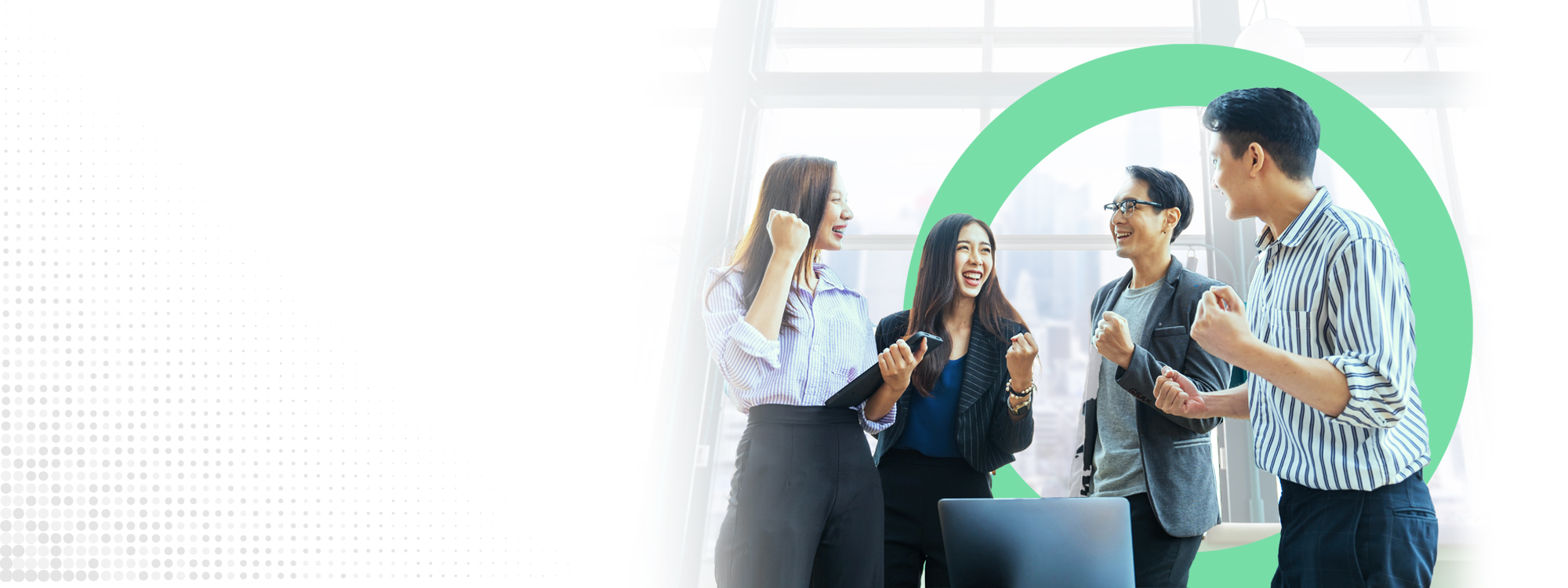 Complete hero background